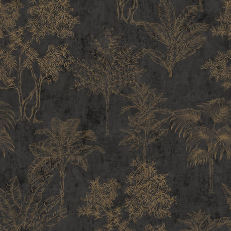 Galerie Zen Floating Foliage Wallpaper