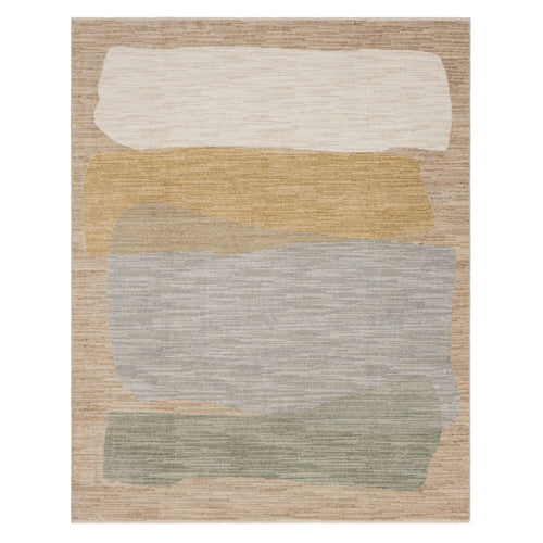 Persepolis Dahab Beige Area Rug - Machine Woven Polyester, Made in Turkey