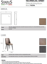 Nora Italian Dining Collection by Status