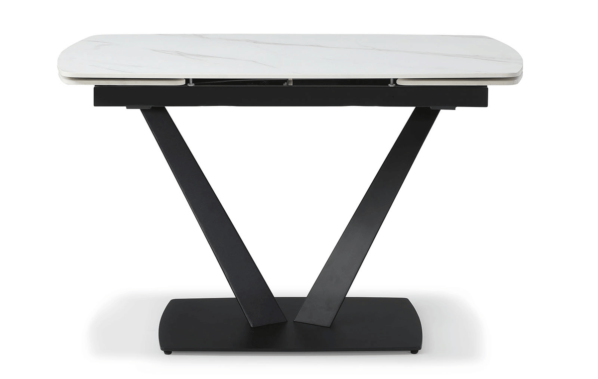 109 Extendable Ceramic Top Dining Table & Chair Sets
