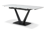 109 Extendable Ceramic Top Dining Table & Chair Sets