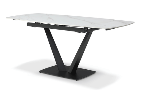 109 Extendable Ceramic Top Dining Table & Chair Sets