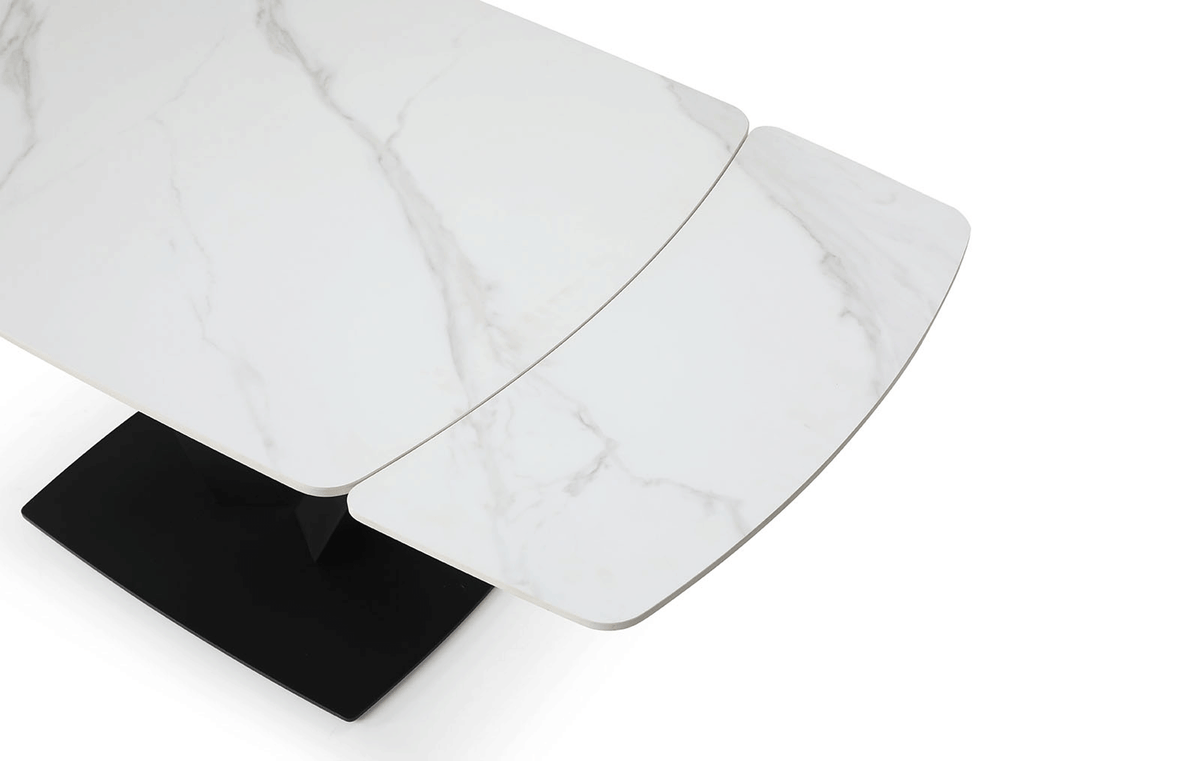 109 Extendable Ceramic Top Dining Table & Chair Sets