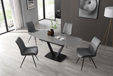 109 Extendable Ceramic Top Dining Table & Chair Sets