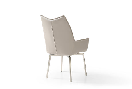 9188 Extendable Ceramic Top Dining Table & Swivel Chair Sets