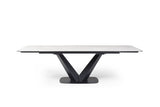 9189 Extendable Ceramic Top Dining Table & Chair Sets