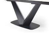 9189 Extendable Ceramic Top Dining Table & Chair Sets