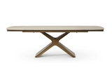 9368 Extendable Ceramic & Glass Top Dining Table & Chair Sets