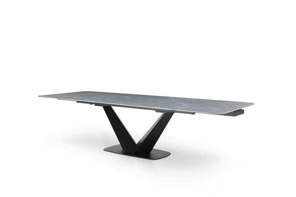 9436 Extendable Ceramic Dining Table & Chair Sets