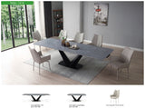 9436 Extendable Ceramic Dining Table & Chair Sets