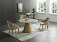 9493 Round Extendable Pedestal Dining Table & Chair Sets