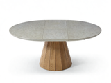 9493 Round Extendable Pedestal Dining Table & Chair Sets