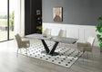 Cloud Extendable Ceramic Top Dining Table