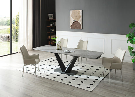 Cloud Extendable Ceramic Top Dining Table