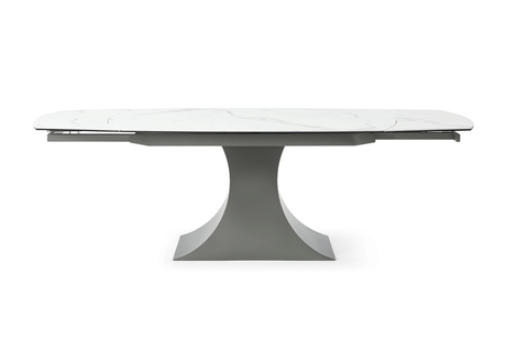9035 Extendable Ceramic Stone Top Dining Table & 1254 Chair Set