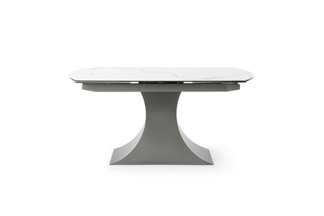 9035 Extendable Ceramic Stone Top Dining Table & 1254 Chair Set