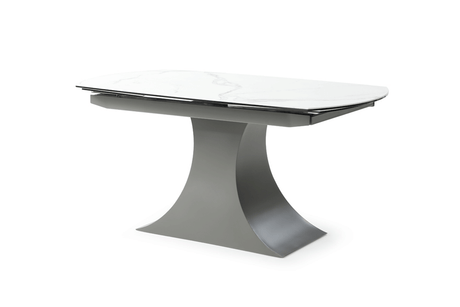 9035 Extendable Ceramic Stone Top Dining Table & 1254 Chair Set
