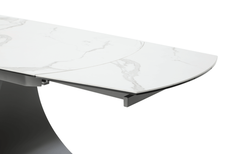 9035 Extendable Ceramic Stone Top Dining Table & 1254 Chair Set