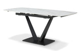 109 Extendable Ceramic Top Dining Table & Chair Sets