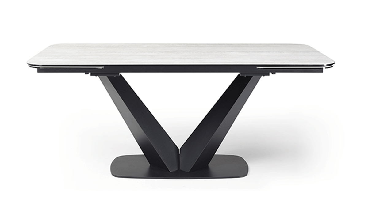 9189 Extendable Ceramic Top Dining Table & Chair Sets