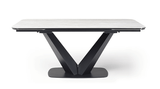 9189 Extendable Ceramic Top Dining Table & Chair Sets