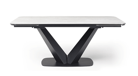 9189 Extendable Ceramic Top Dining Table & Chair Sets