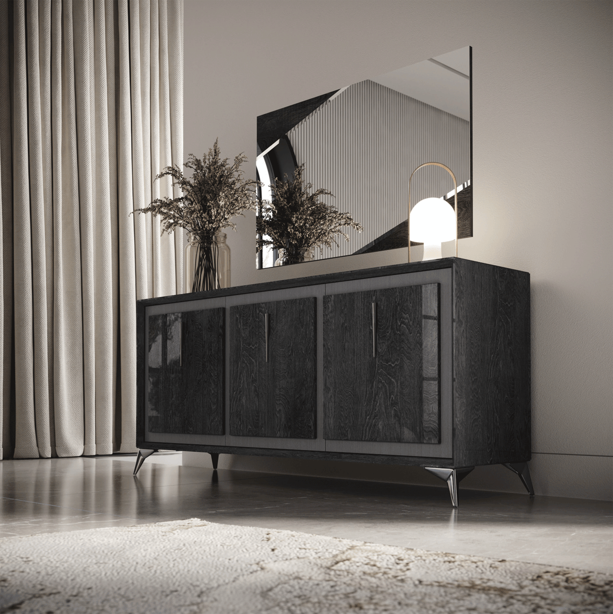 Krystal Modern Italian Dining Collection by Camelgroup