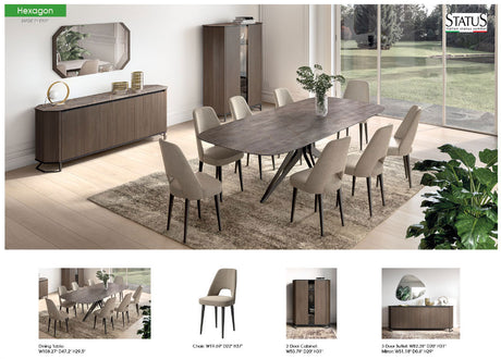 Hexagon Italian Dining Collection by Status