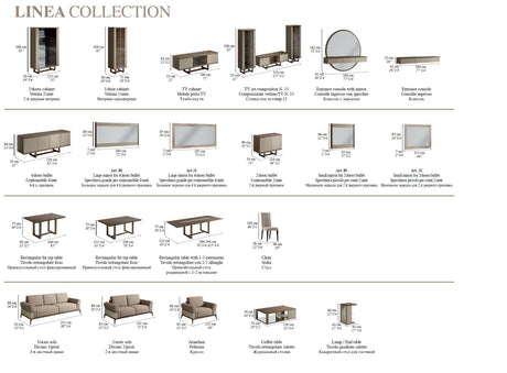 Linea Italian Dining Collection by Arredoclassic