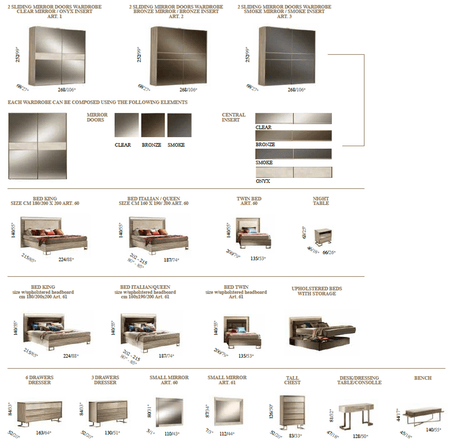 Luce Light Italian Dining Collection by Arredoclassic
