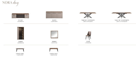 Nora Italian Dining Collection by Status
