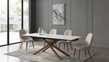 9063 Extendable Marble Dining Table