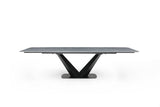 9436 Extendable Ceramic Dining Table & Chair Sets