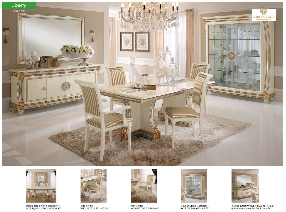 Liberty Classic Italian Dining Collection by Arredoclassic