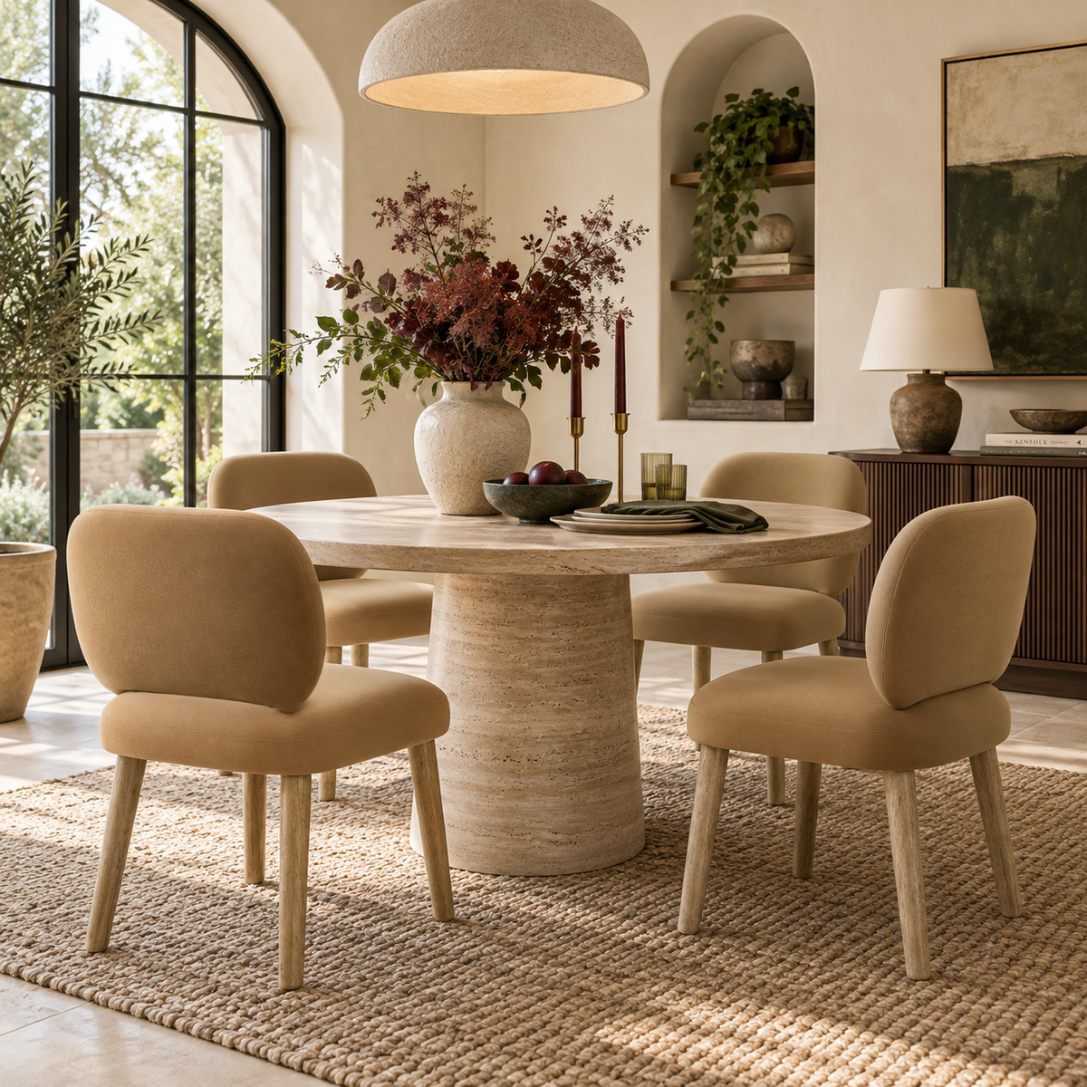 Foxy Performance Fabric Dining Chair