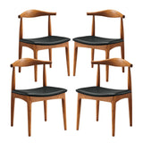 Tracy Dining Chairs Wood Set of 4