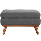 Engage Upholstered Fabric Ottoman