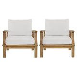 Marina 2 Piece Outdoor Patio Teak Set