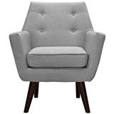 Posit Upholstered Fabric Armchair