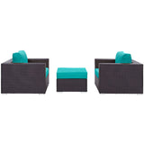 Convene 3 Piece Outdoor Patio Sofa Set