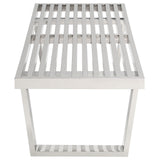 Sauna 4' Stainless Steel Bench