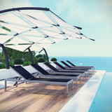 Shore Chaise Outdoor Patio Aluminum Set of 6