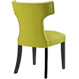 Curve Fabric Dining Side Chair Set of 2