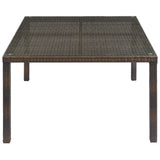 Conduit 47" Outdoor Patio Wicker Rattan Dining Table