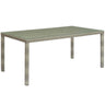 Conduit 70" Outdoor Patio Wicker Rattan Dining Table – outdoor table