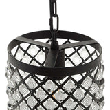 Reflect Glass and Metal Pendant Chandelier
