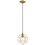 Pique Gold Metal Ceiling Fixture