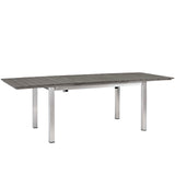 Shore 7 Piece Outdoor Patio Aluminum Dining Set (Modern Minimalist & Weather-Resistant)