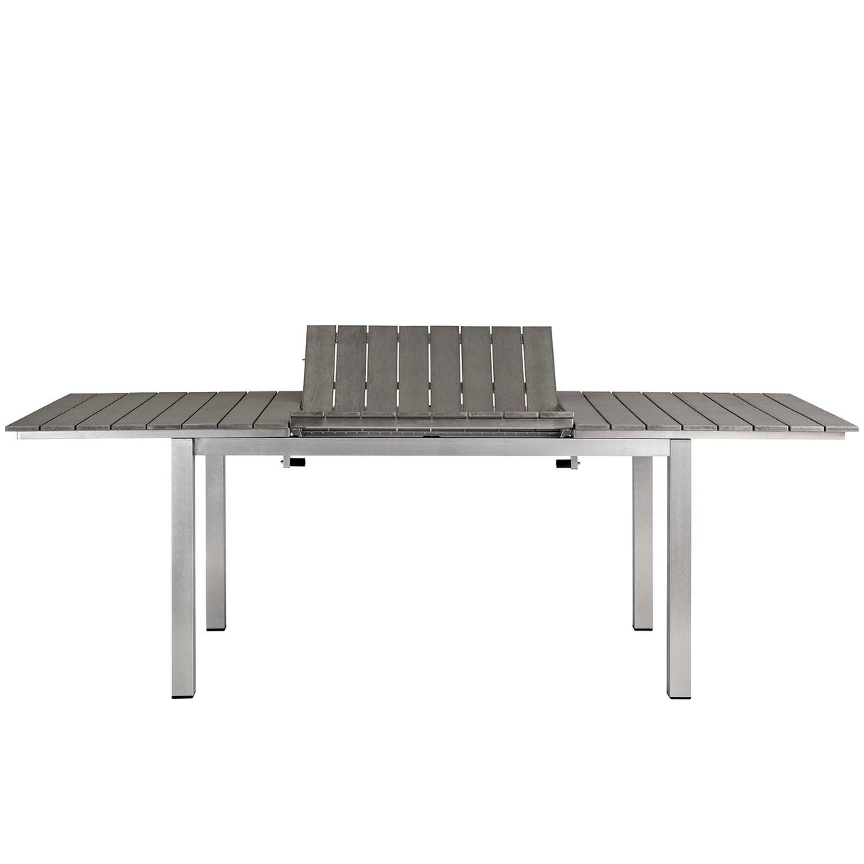 Shore 7 Piece Outdoor Patio Aluminum Dining Set (Modern Minimalist & Weather-Resistant)
