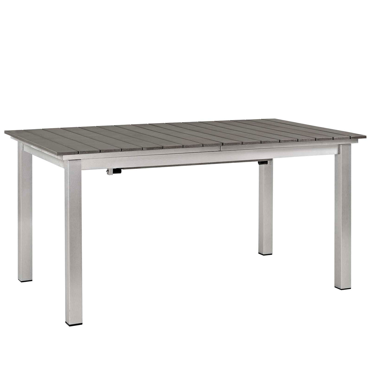 9 Piece Outdoor Patio Aluminum Dining Set with Wood Accents (Modern Minimalist & Weather Resistant)